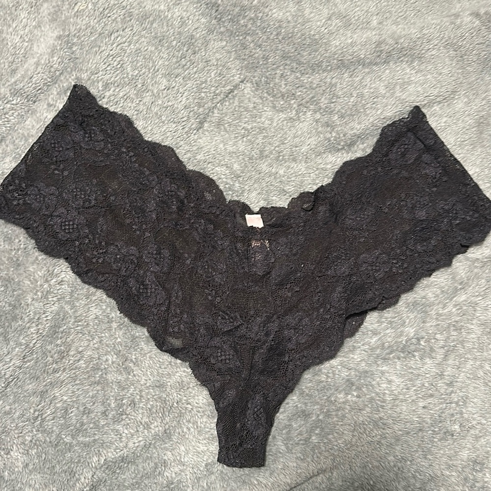 Victoria’s Secret Lace Sexy Panties, Black, NWOT